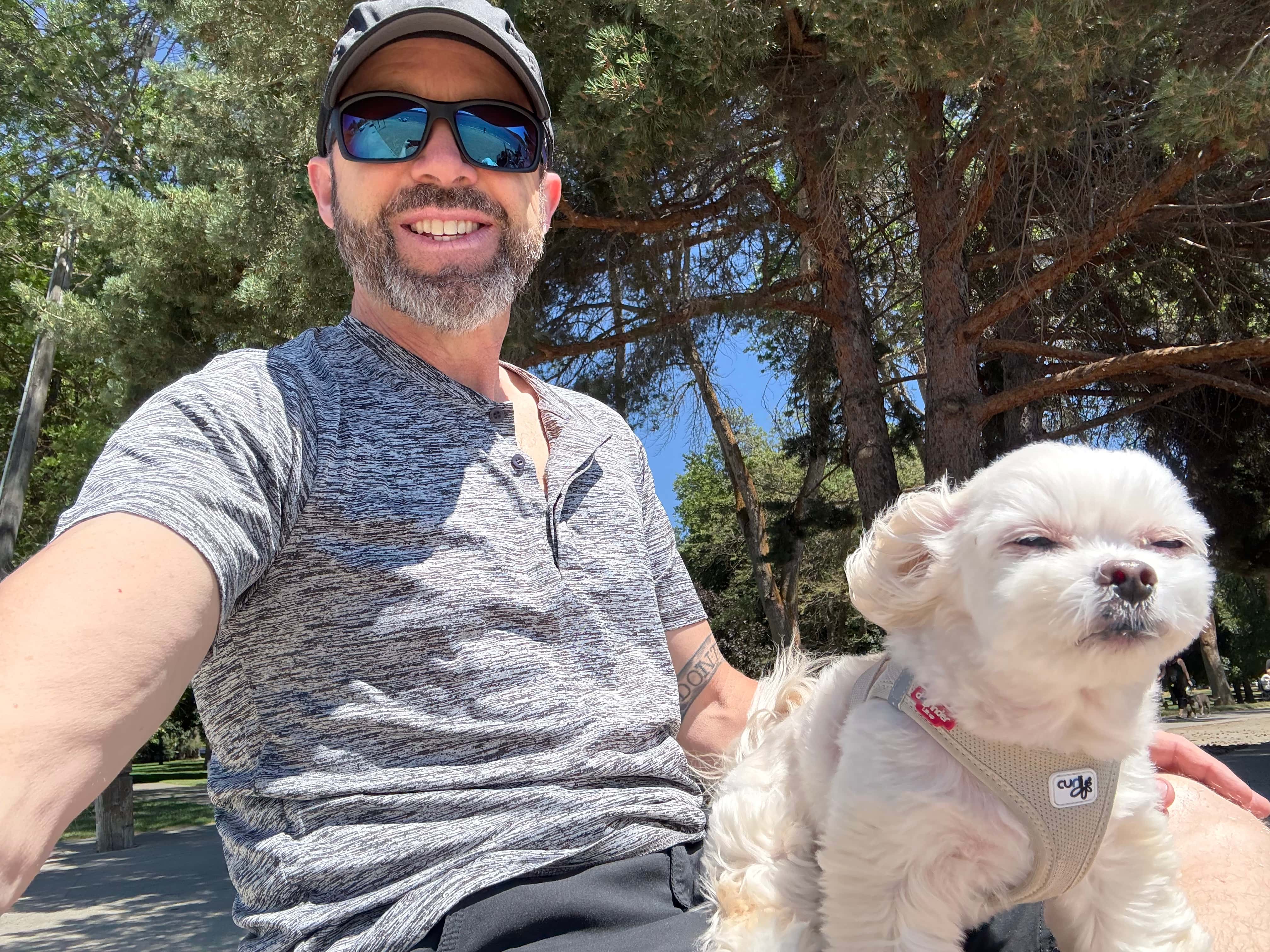 Karl and Phinneas at the beach